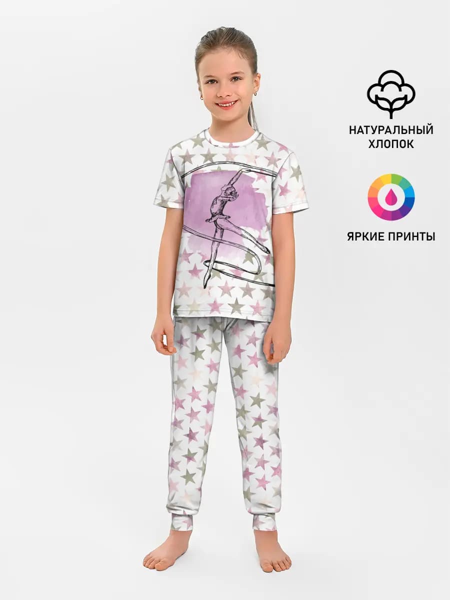 Детская пижама с брюками