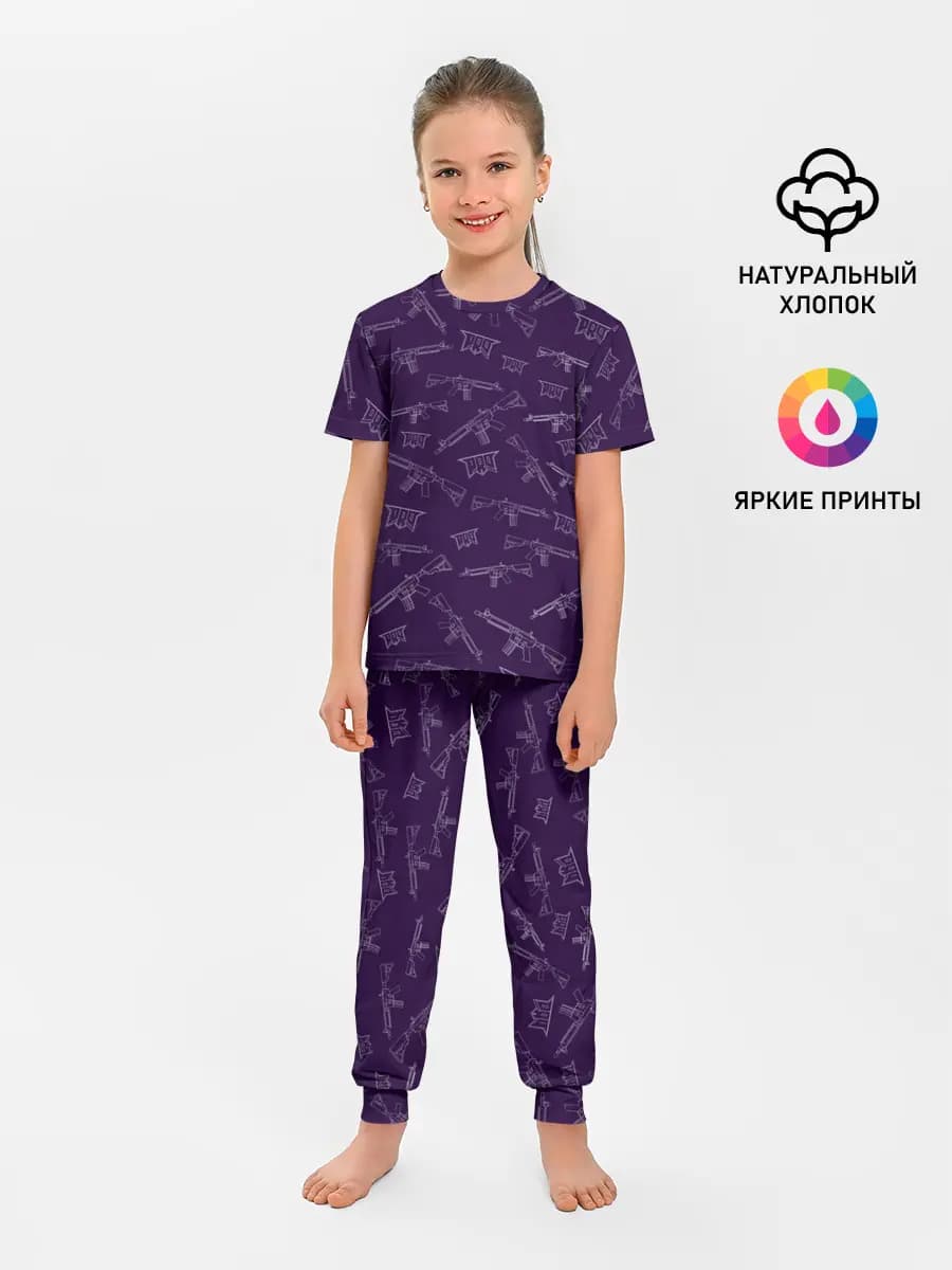 Детская пижама с брюками