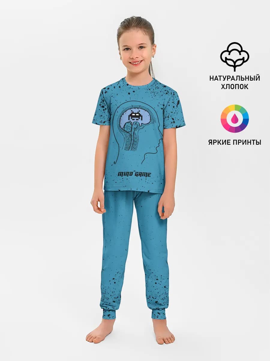 Детская пижама с брюками
