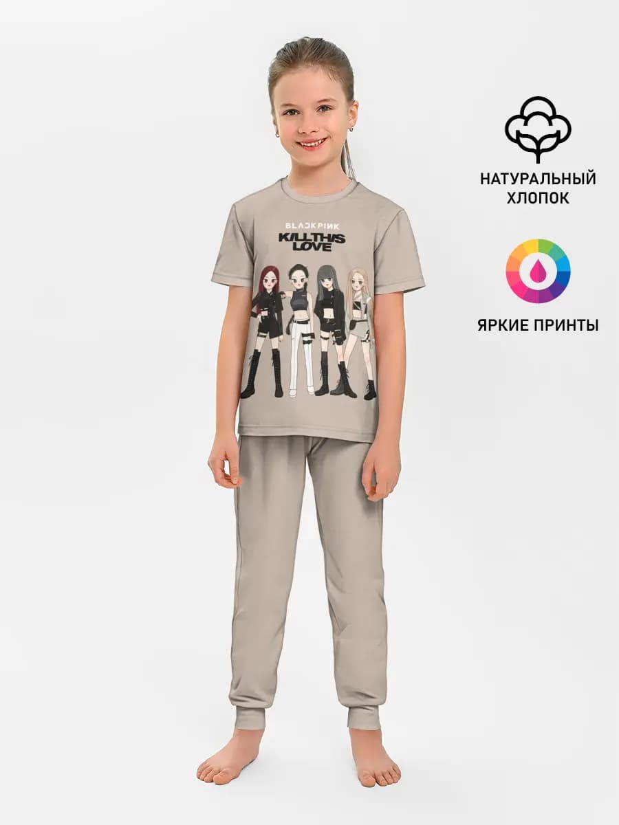 Детская пижама с брюками