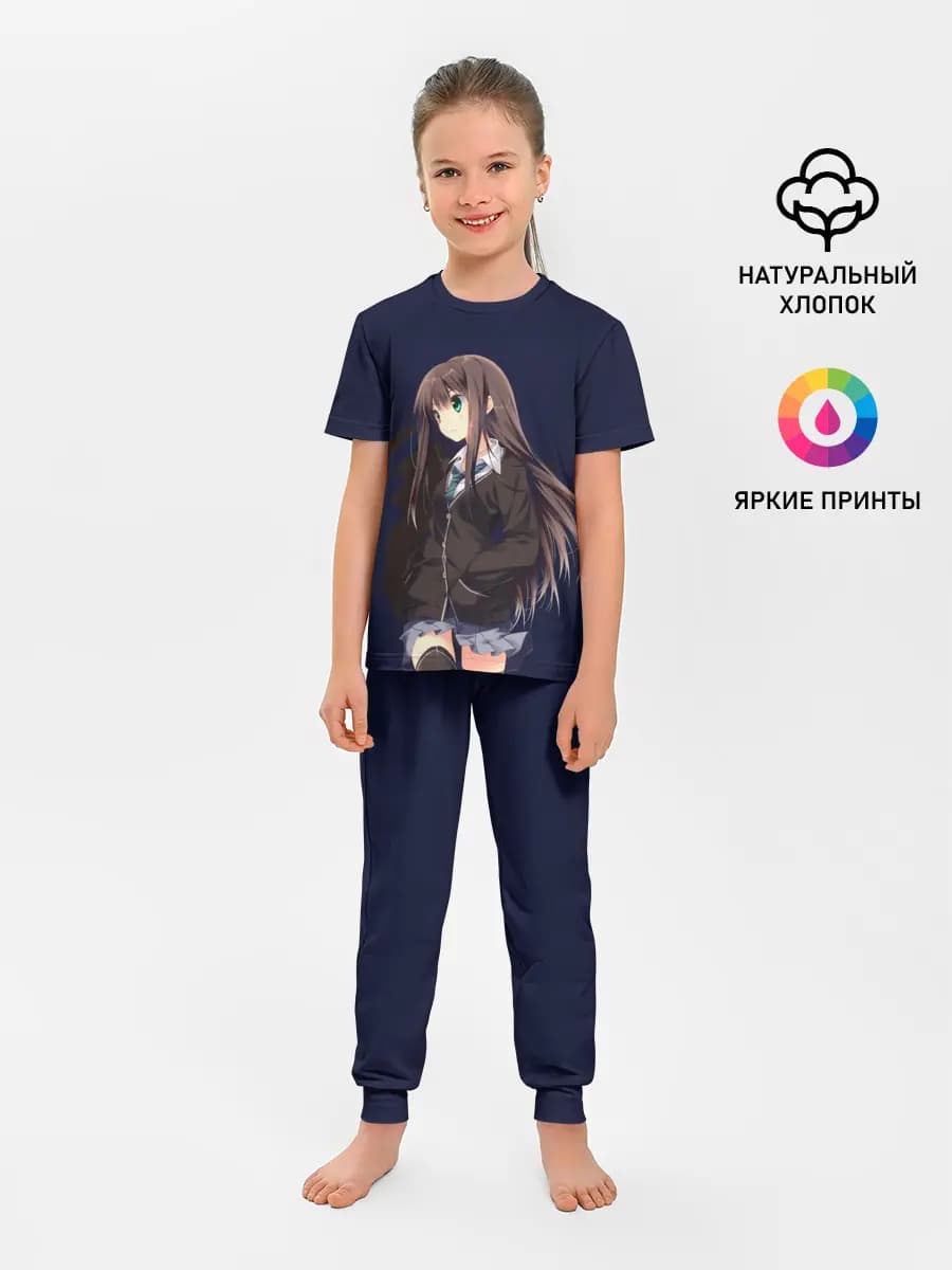 Детская пижама с брюками