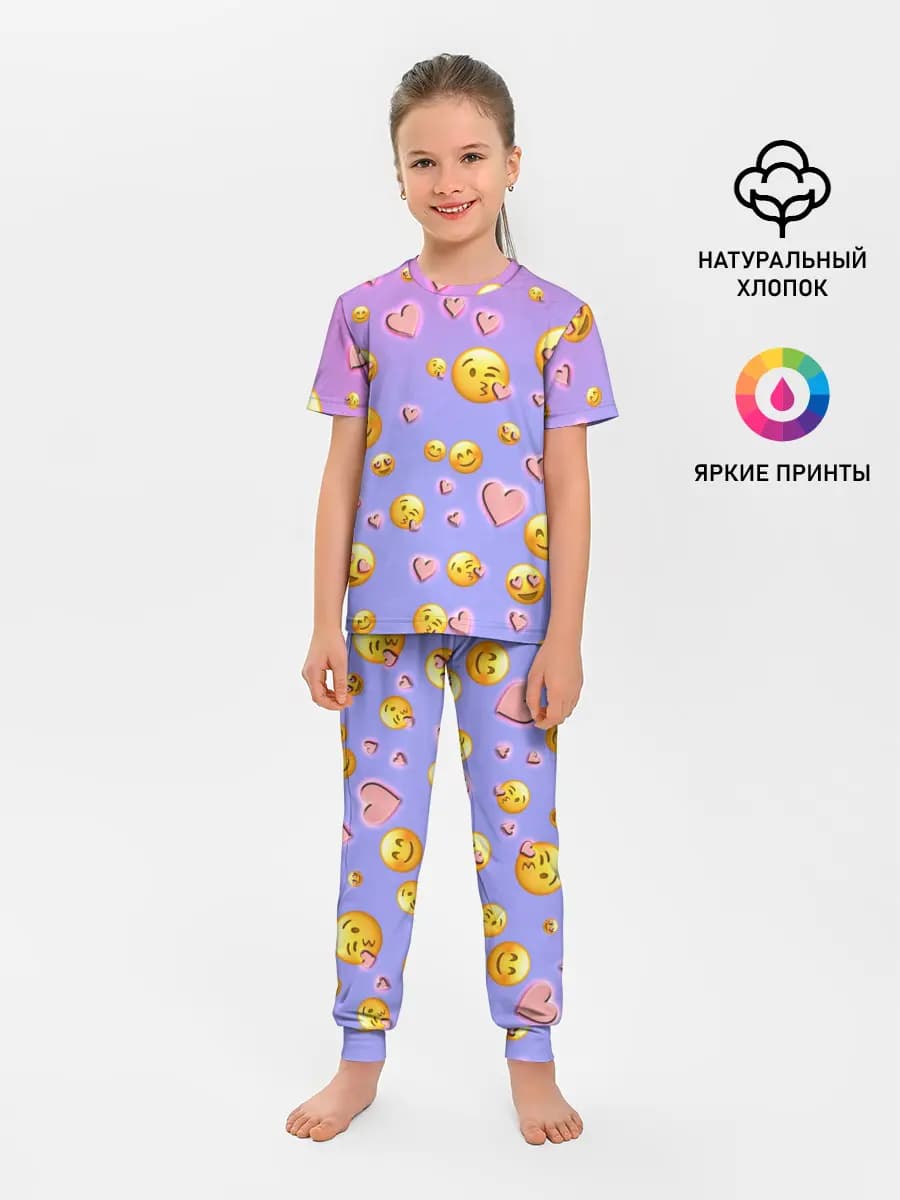 Детская пижама с брюками