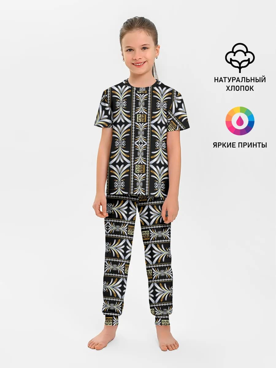 Детская пижама с брюками