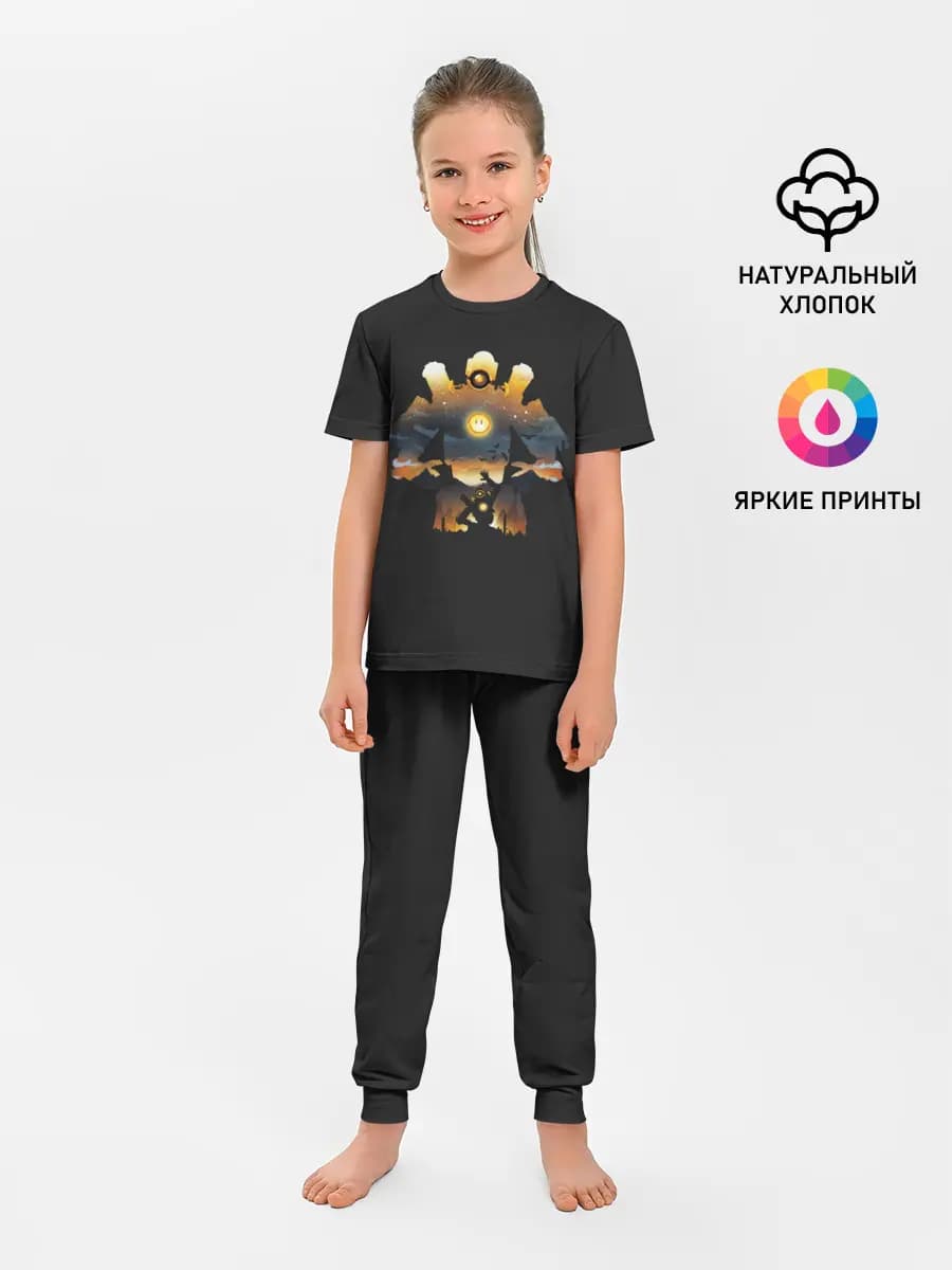 Детская пижама с брюками