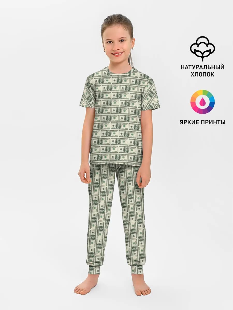 Детская пижама с брюками