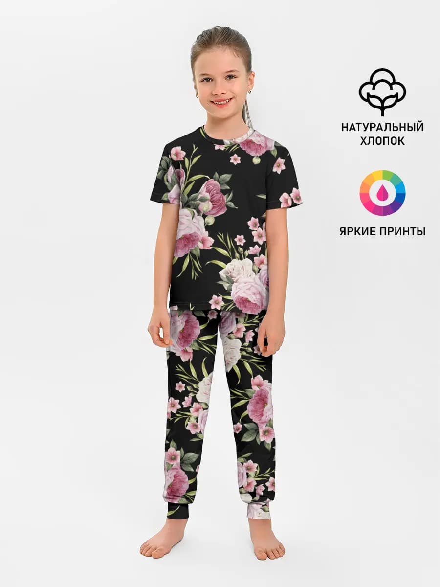 Детская пижама с брюками