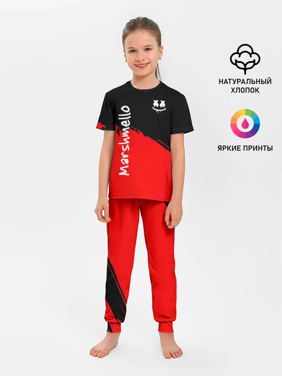 Детская пижама с брюками