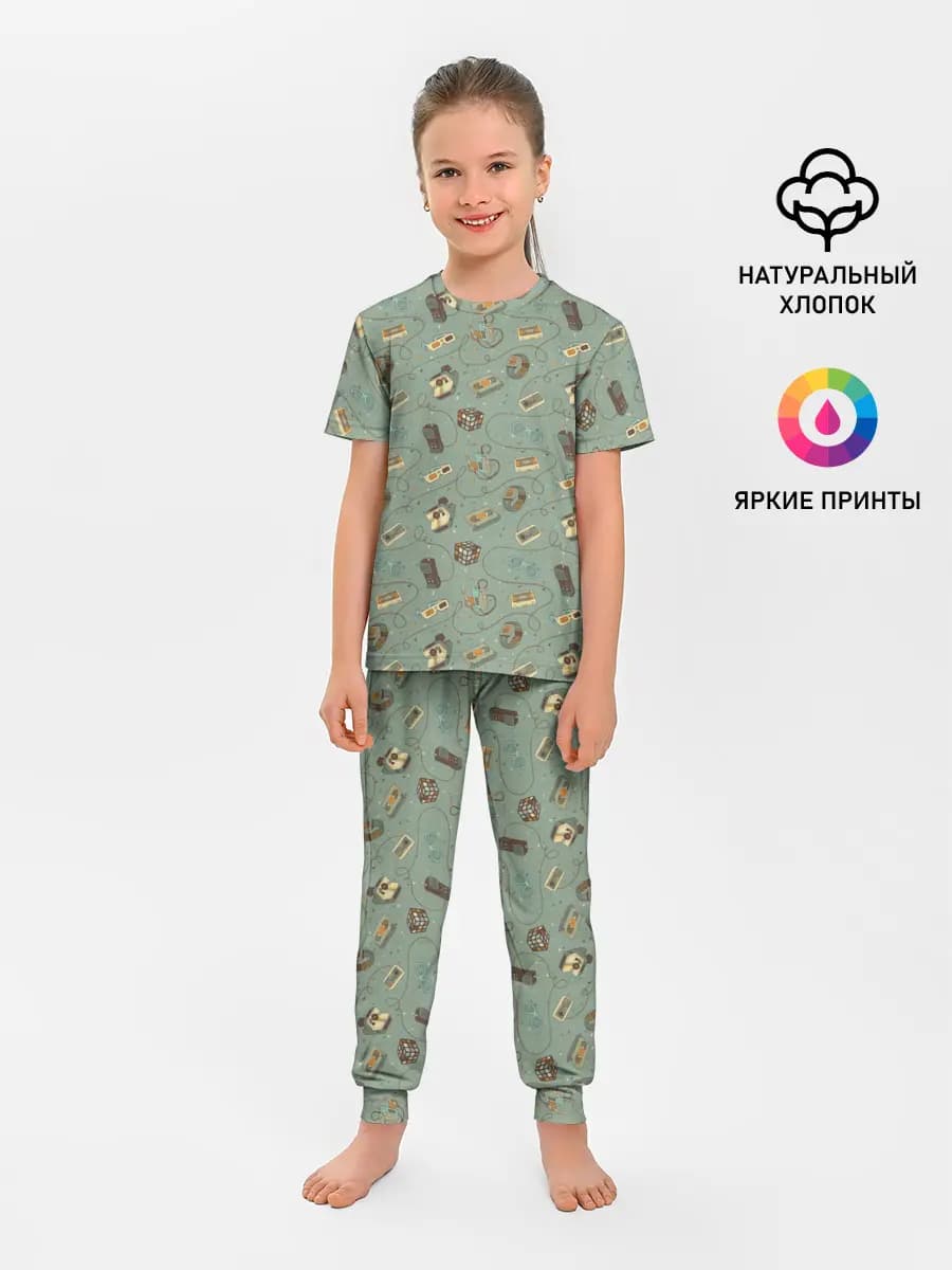 Детская пижама с брюками