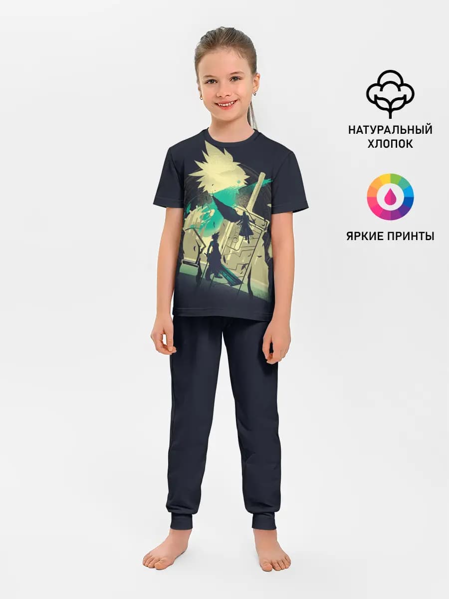 Детская пижама с брюками