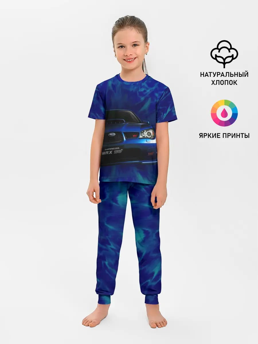 Детская пижама с брюками