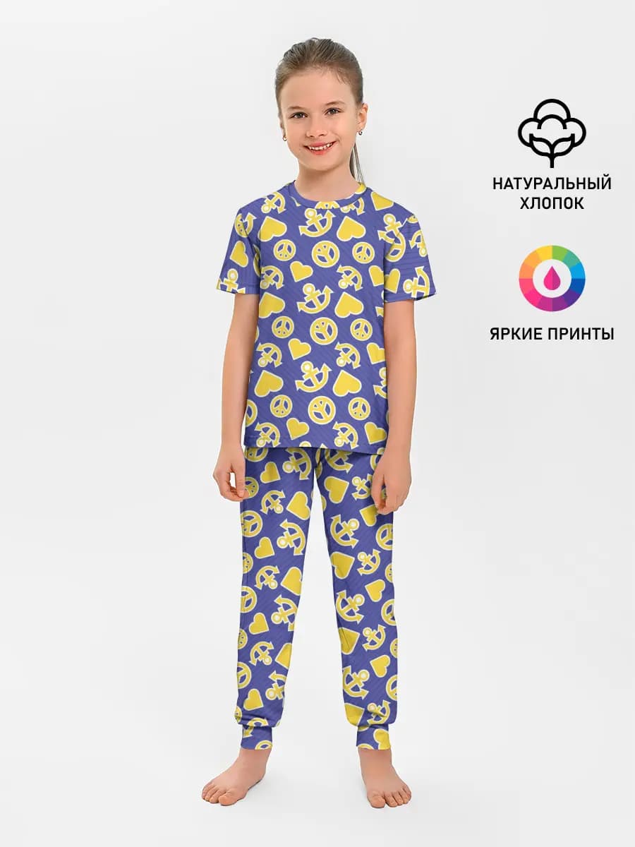 Детская пижама с брюками
