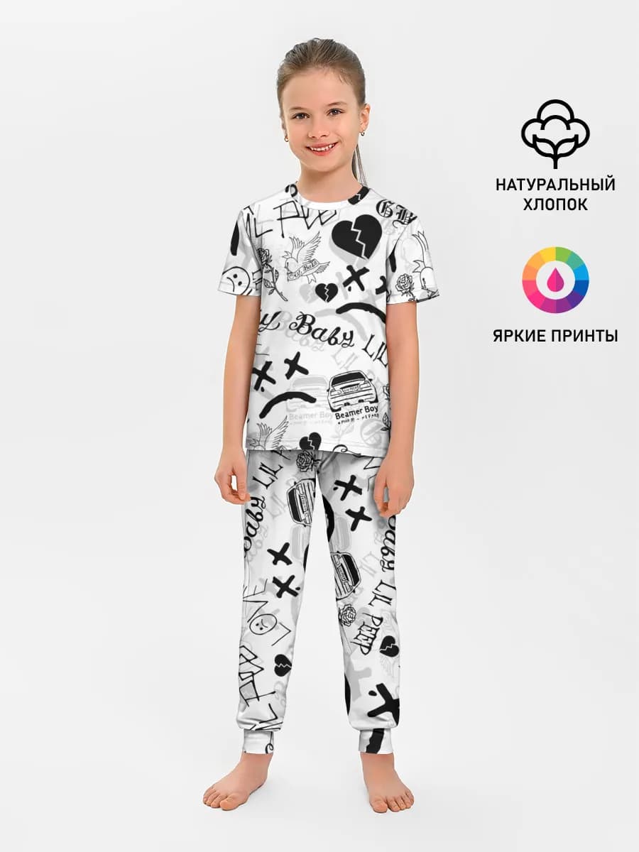 Детская пижама с брюками