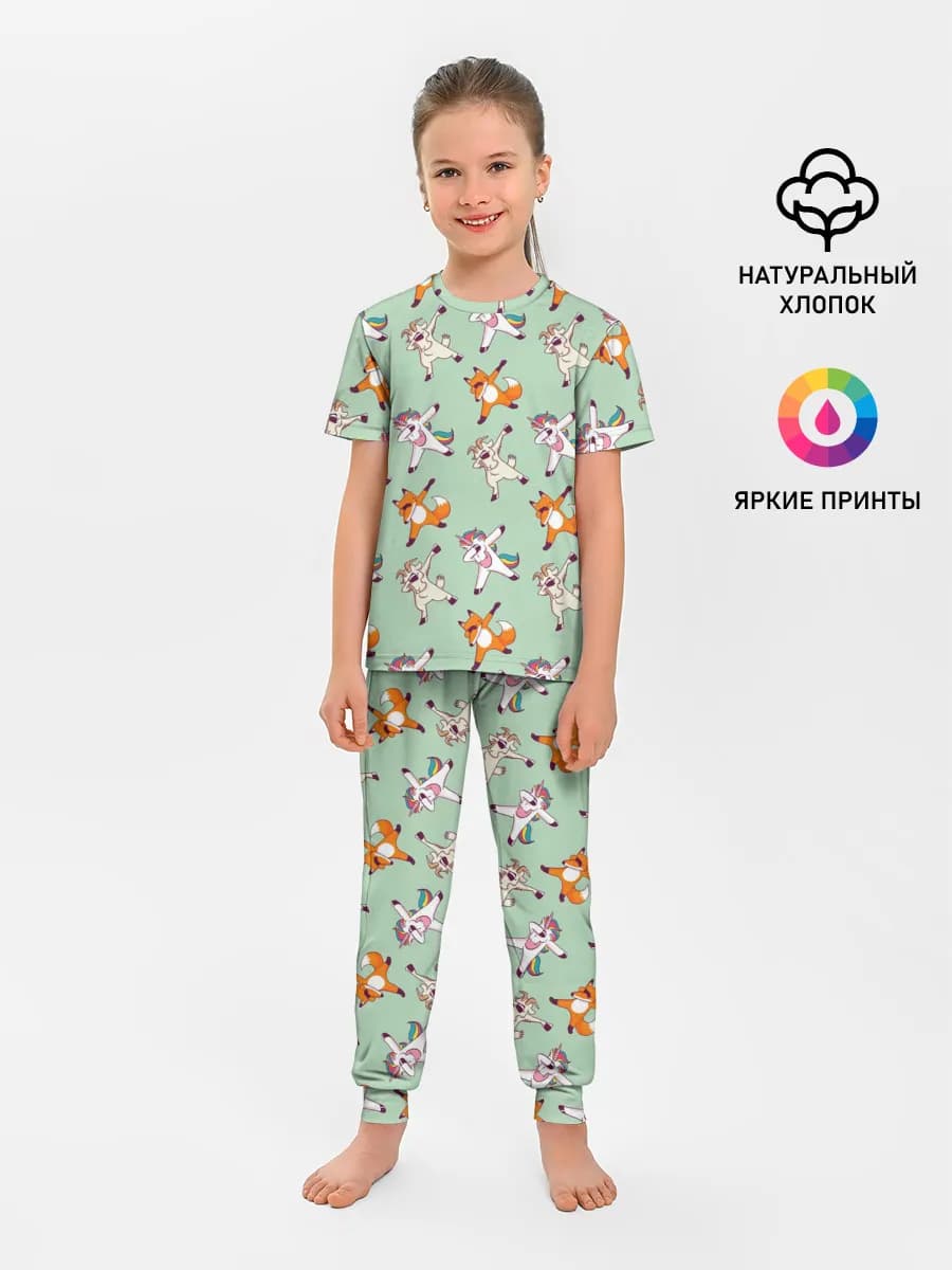 Детская пижама с брюками
