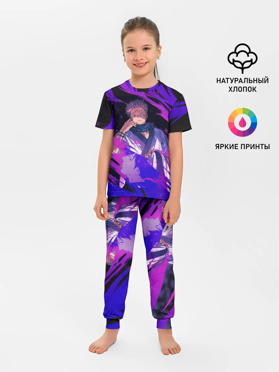 Детская пижама с брюками