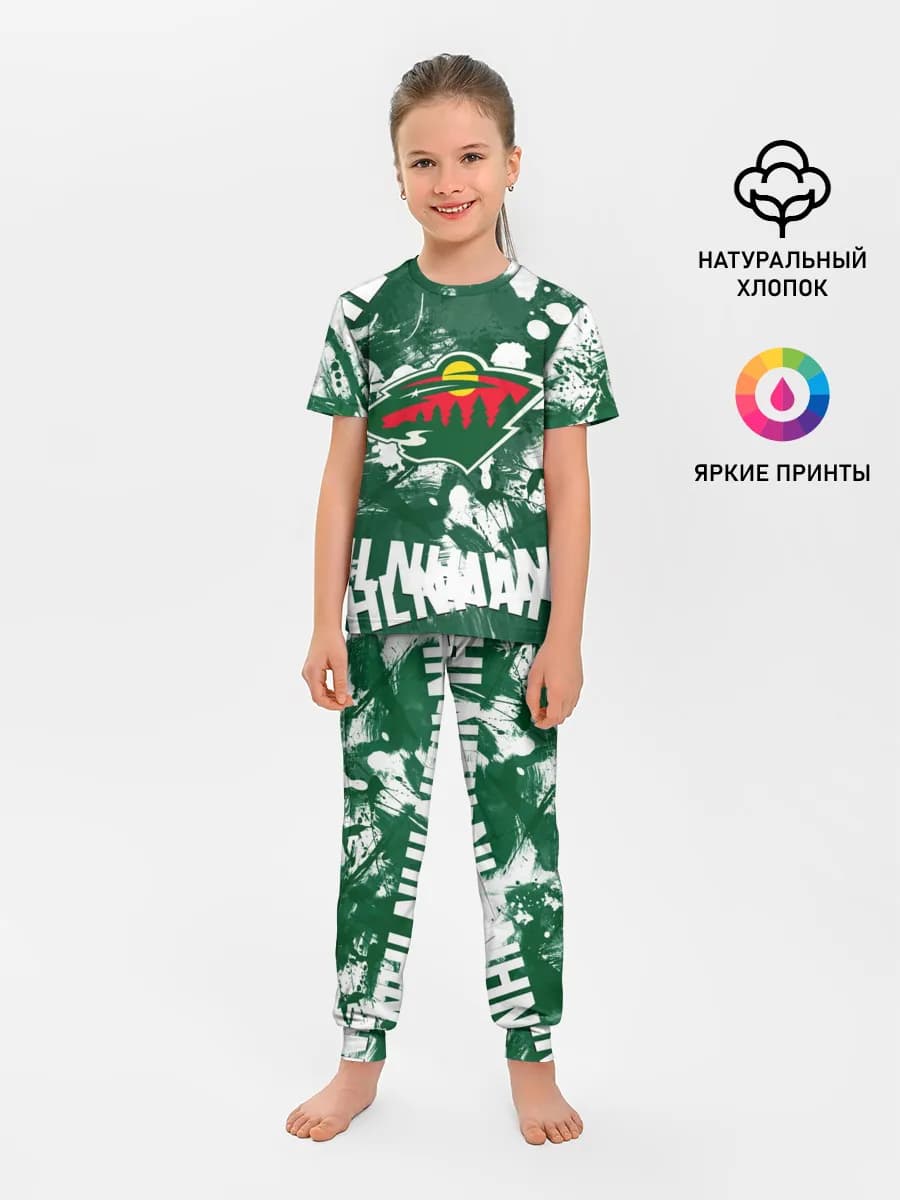 Детская пижама с брюками