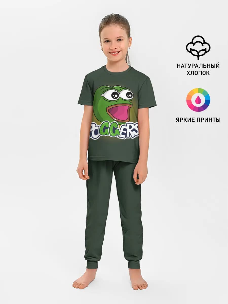 Детская пижама с брюками