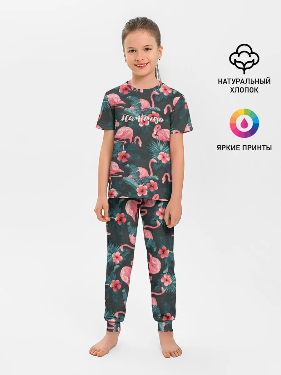 Детская пижама с брюками