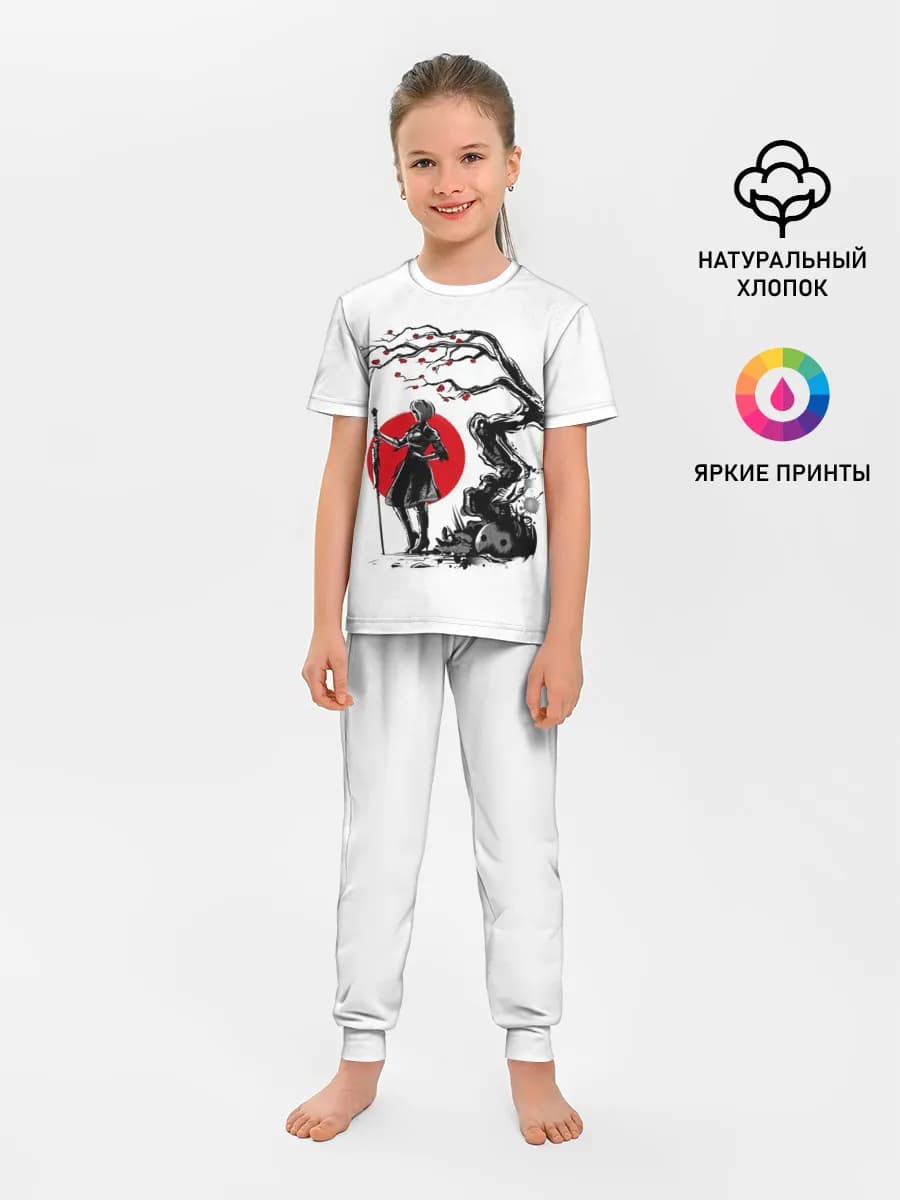 Детская пижама с брюками