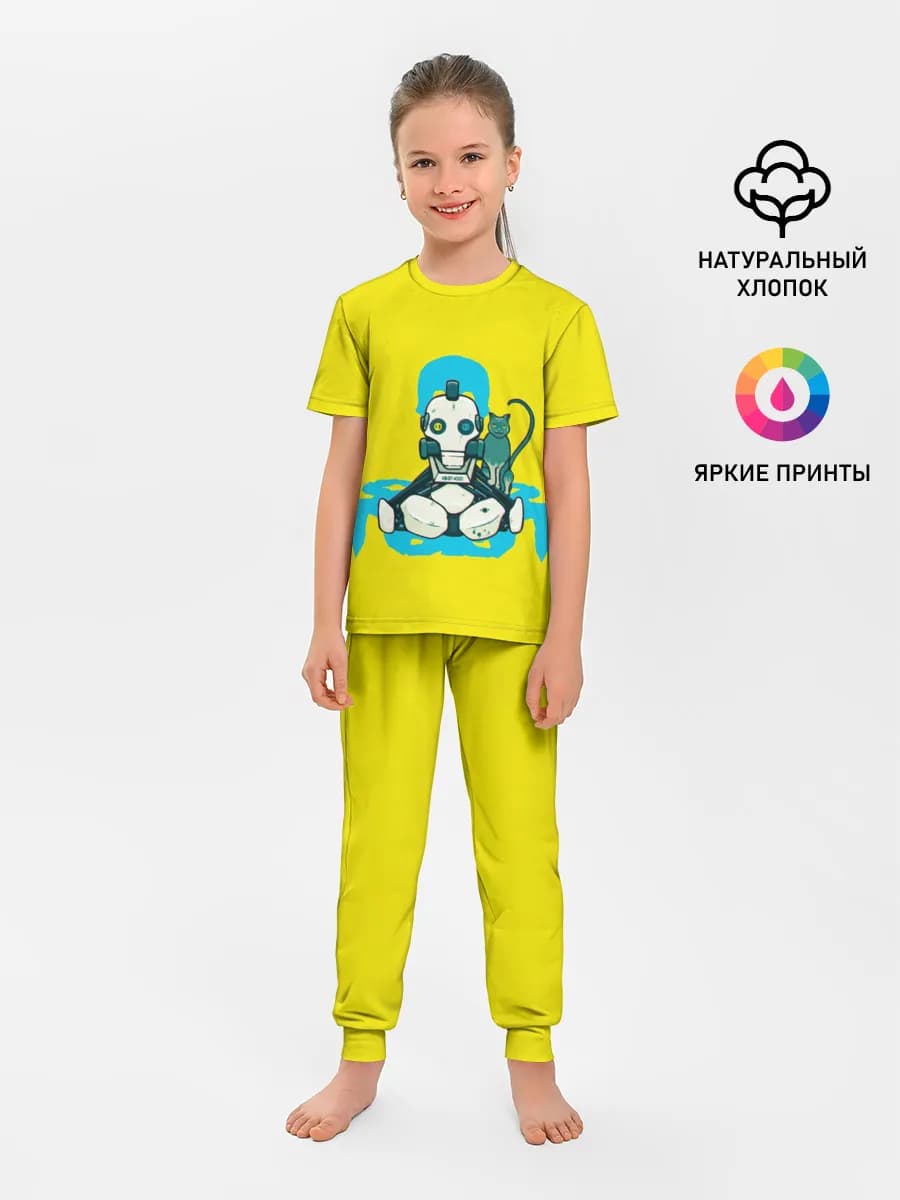 Детская пижама с брюками
