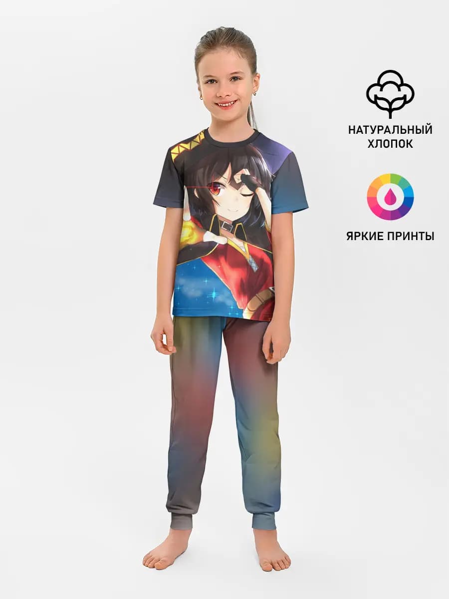 Детская пижама с брюками