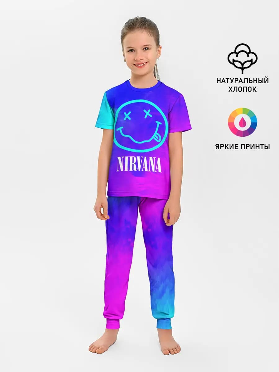 Детская пижама с брюками