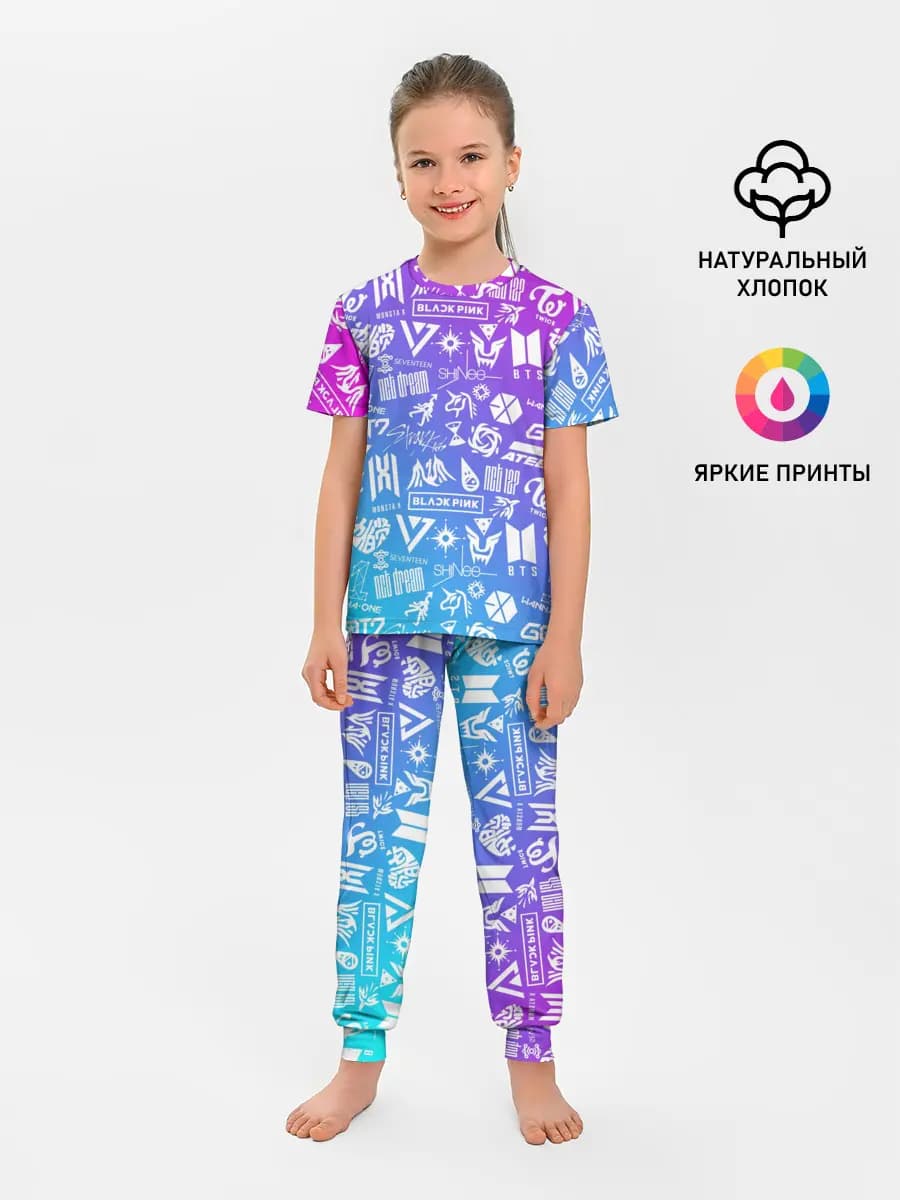 Детская пижама с брюками