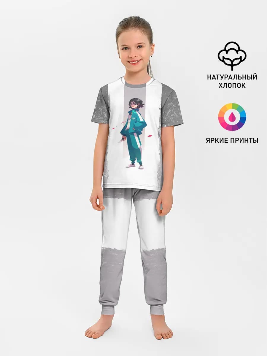 Детская пижама с брюками