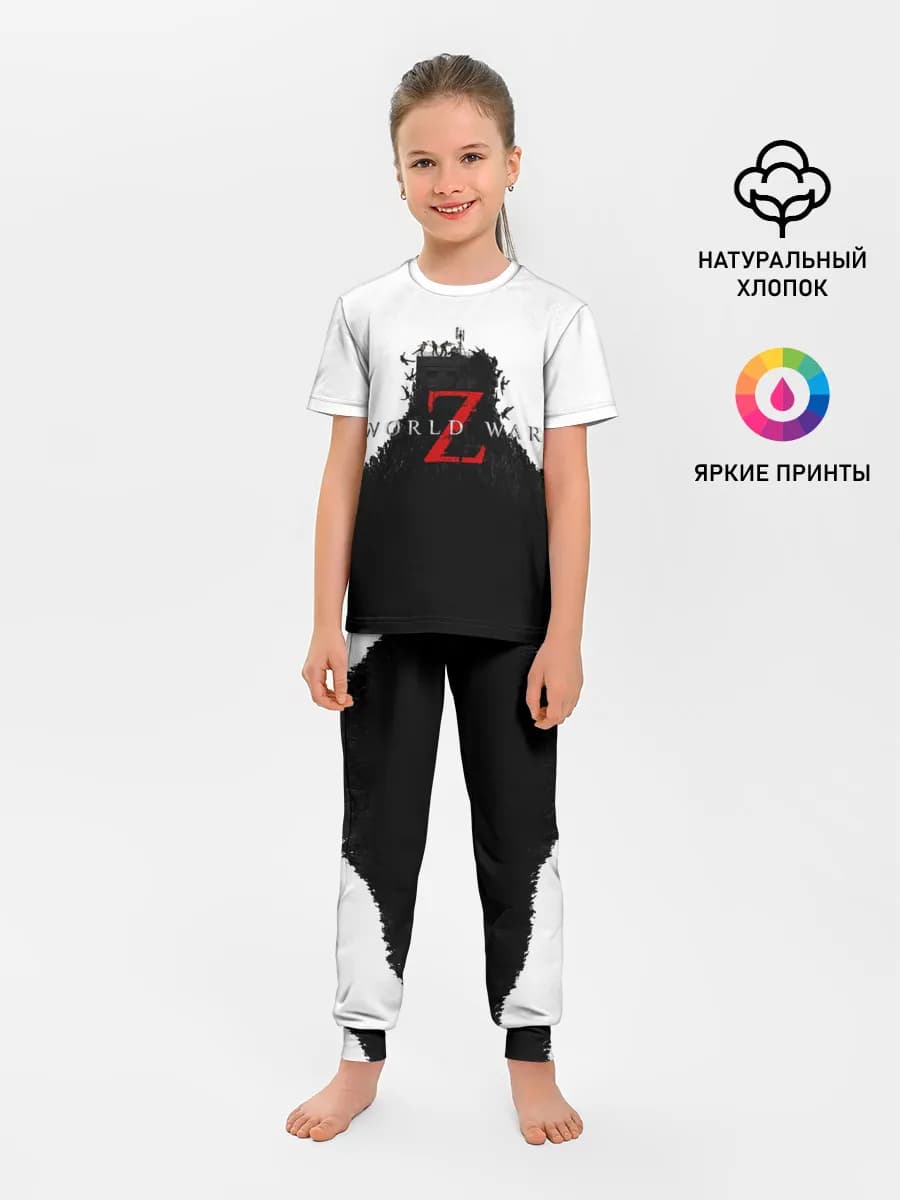 Детская пижама с брюками