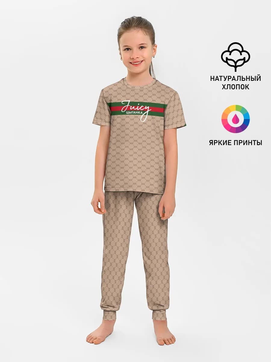 Детская пижама с брюками