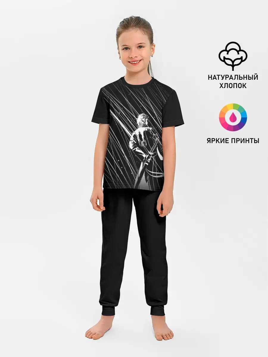 Детская пижама с брюками