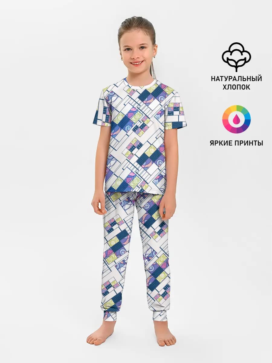 Детская пижама с брюками