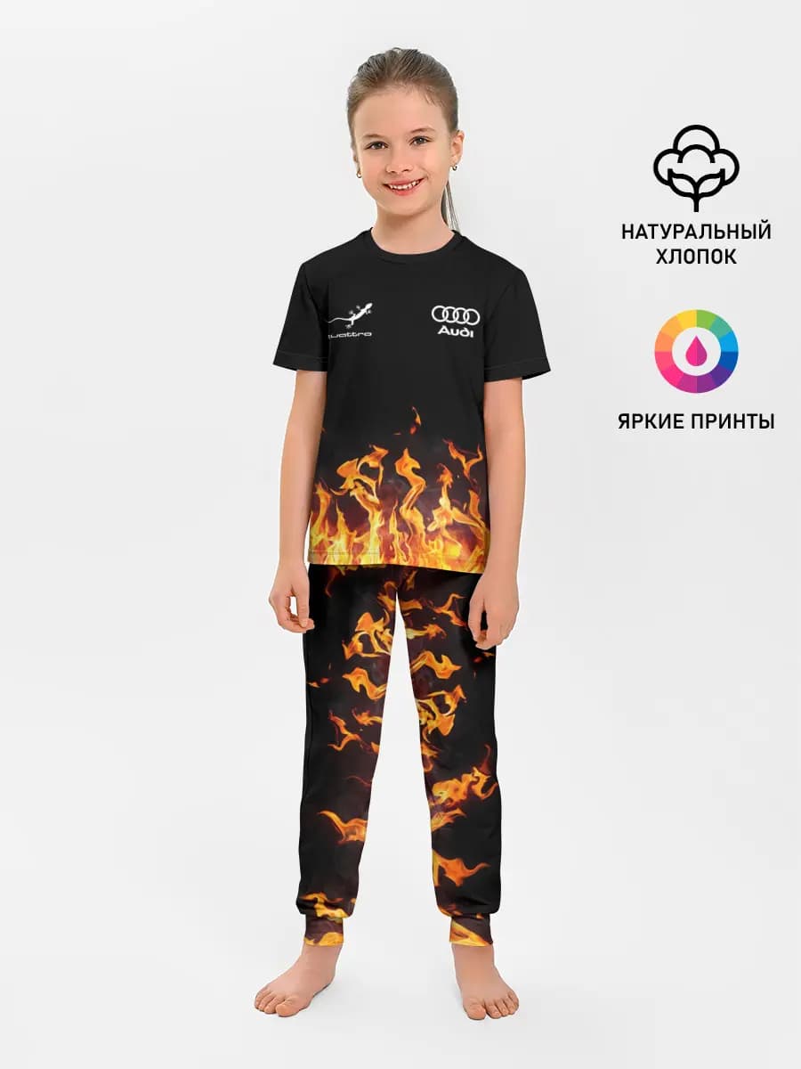 Детская пижама с брюками