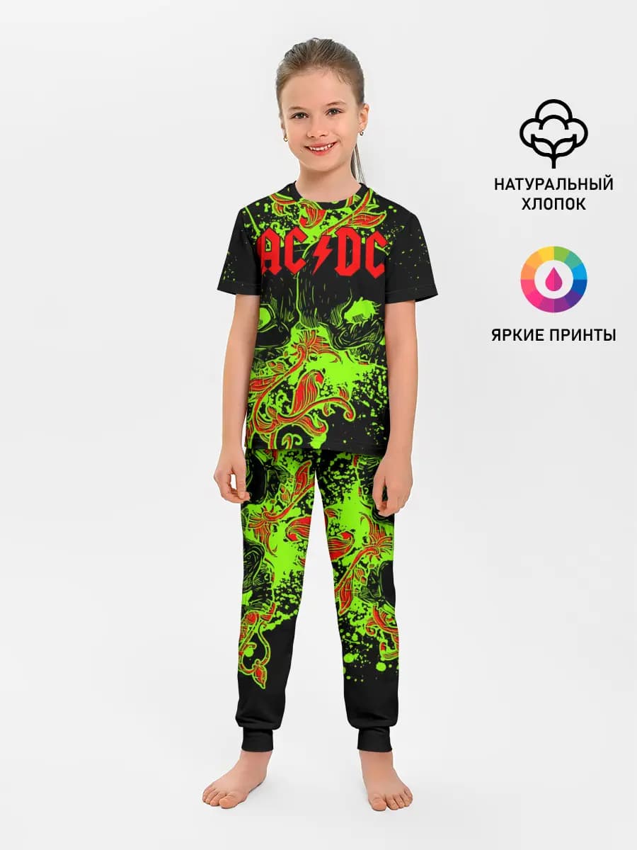 Детская пижама с брюками