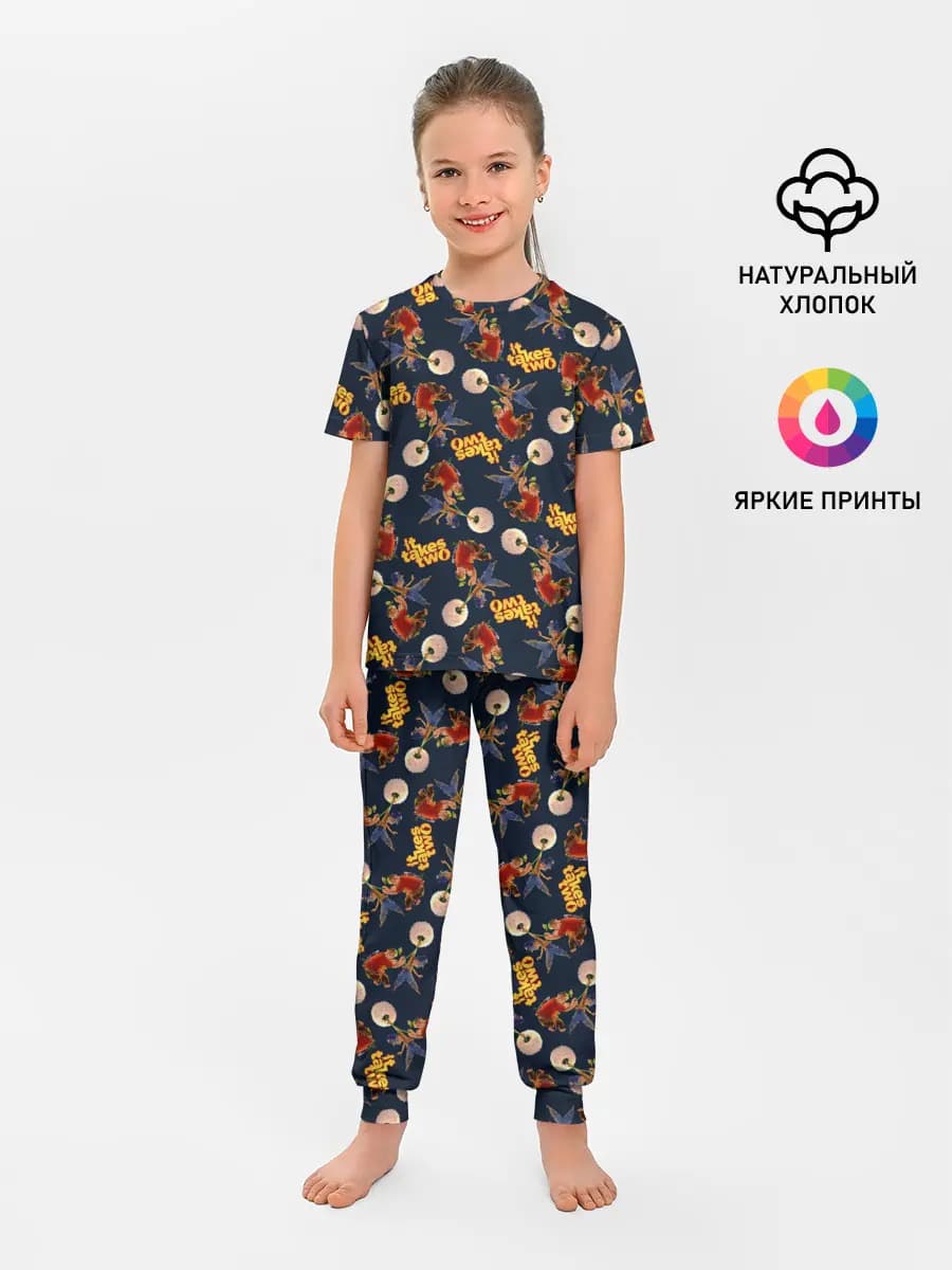 Детская пижама с брюками