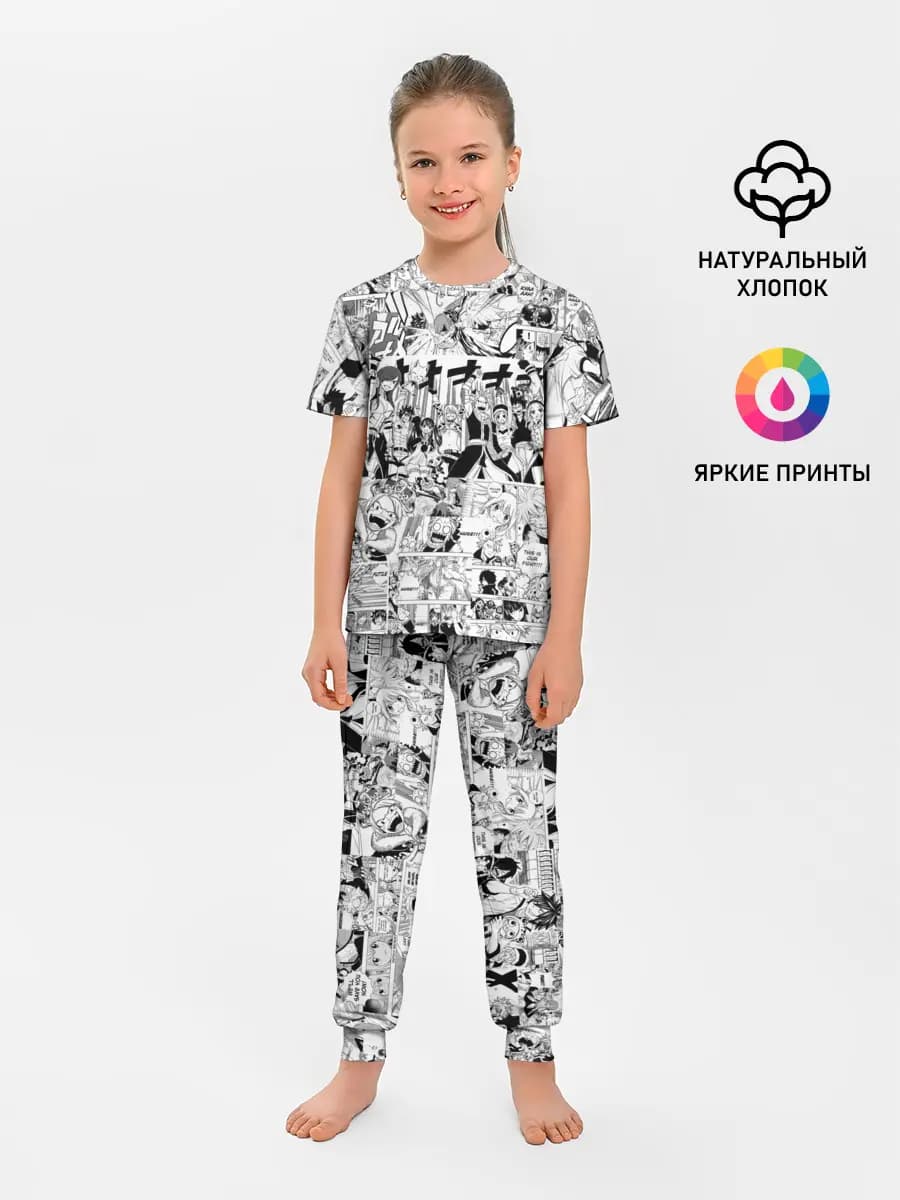 Детская пижама с брюками