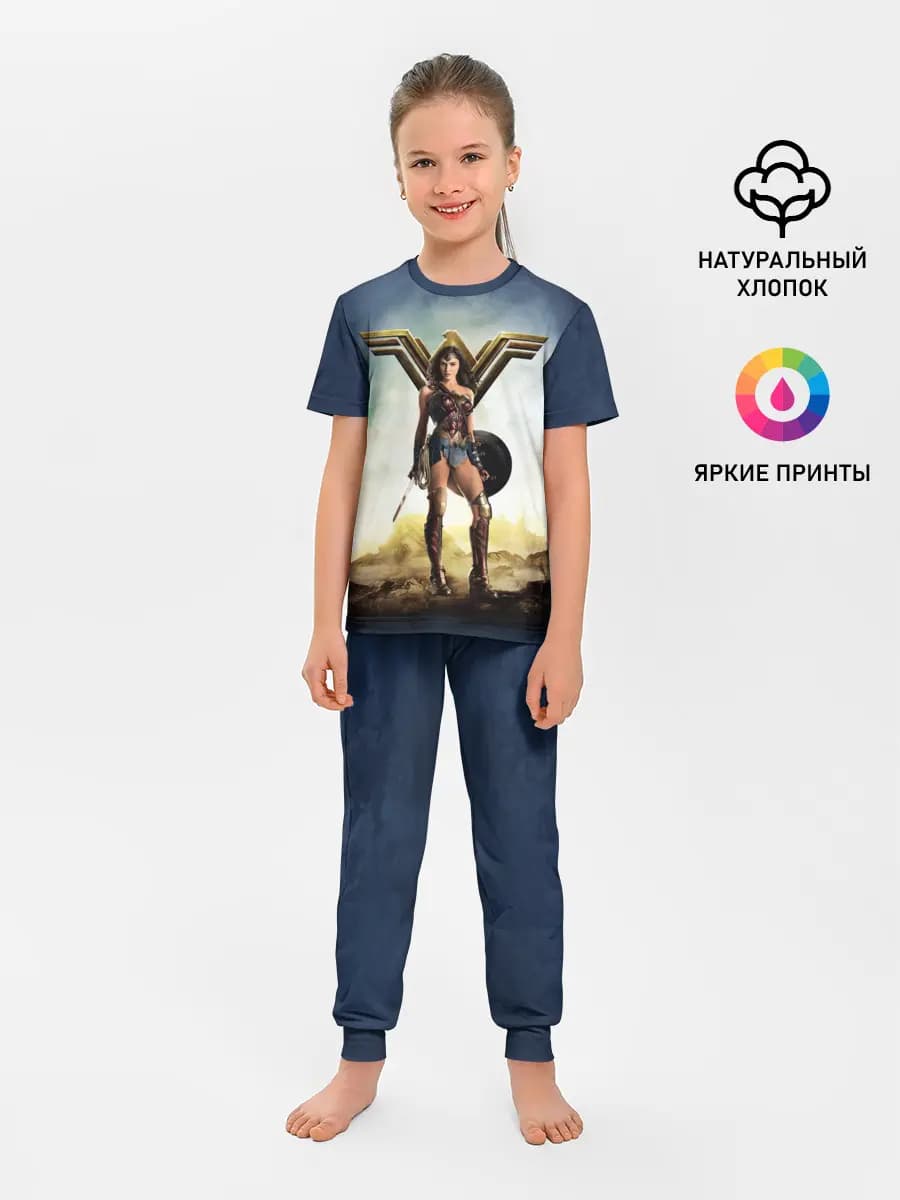 Детская пижама с брюками