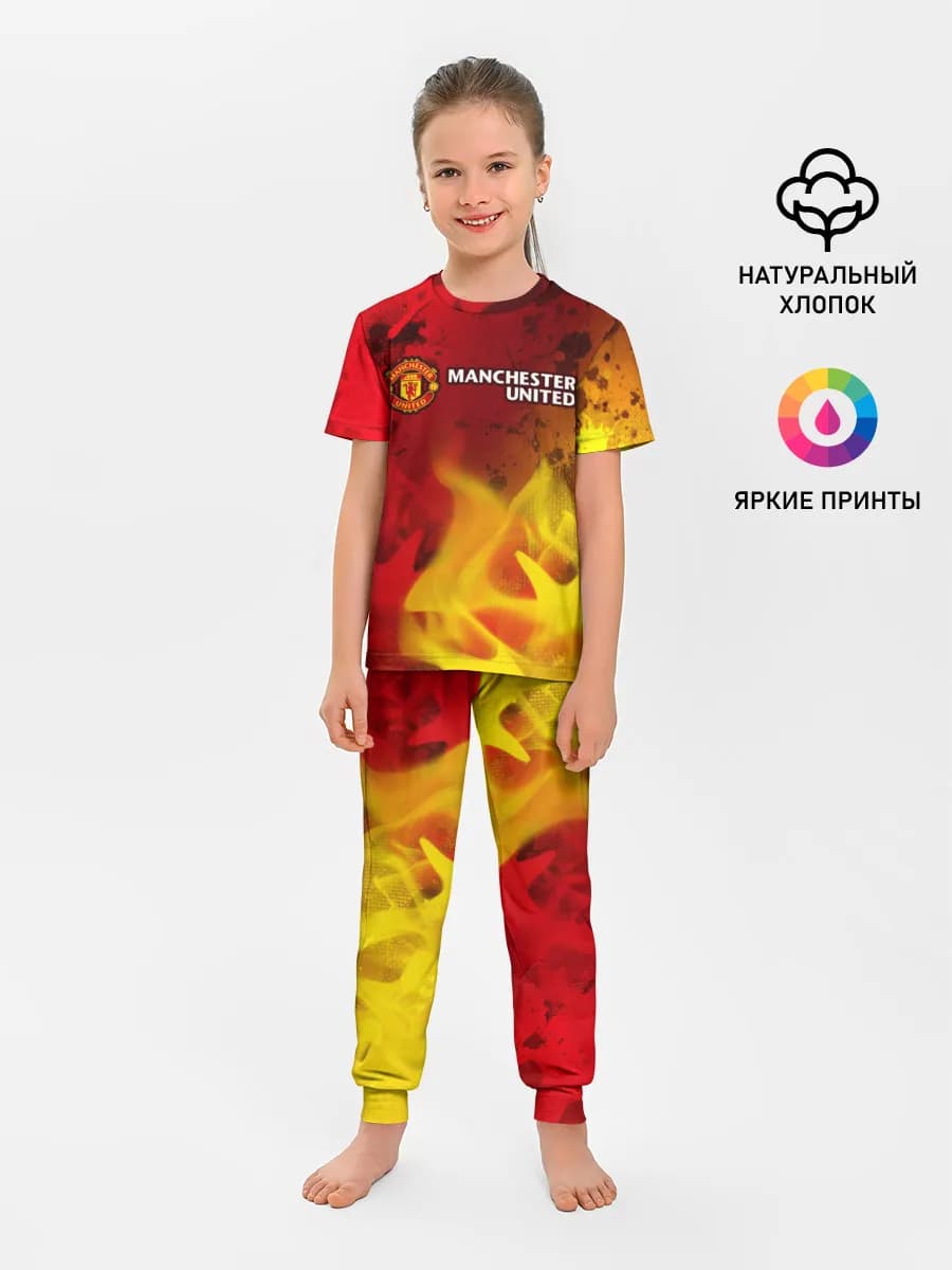 Детская пижама с брюками