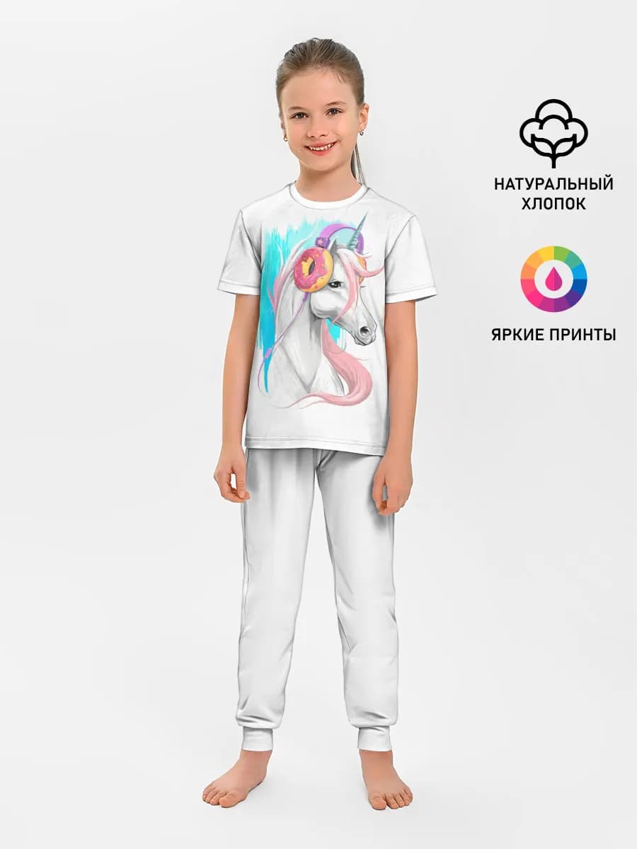 Детская пижама с брюками