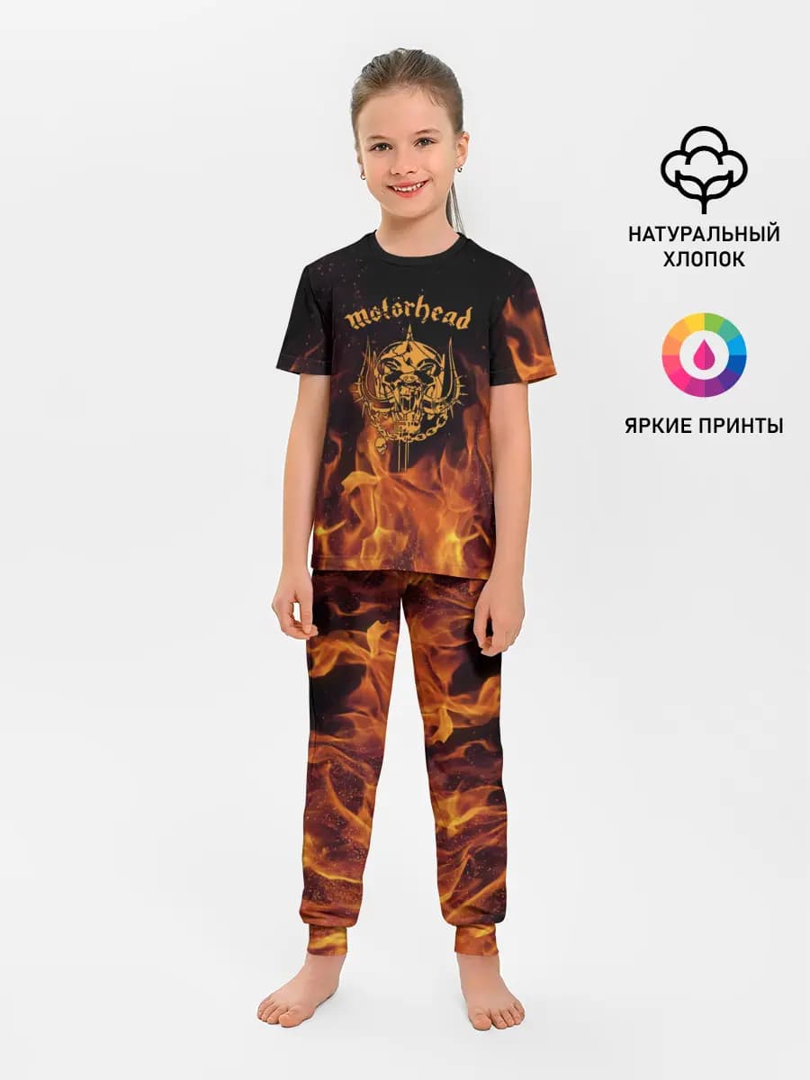 Детская пижама с брюками