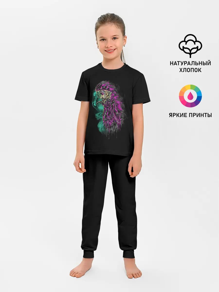 Детская пижама с брюками