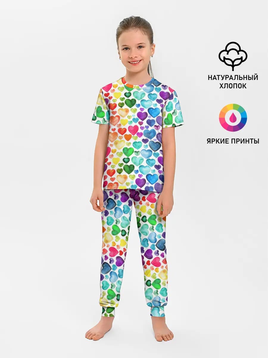 Детская пижама с брюками