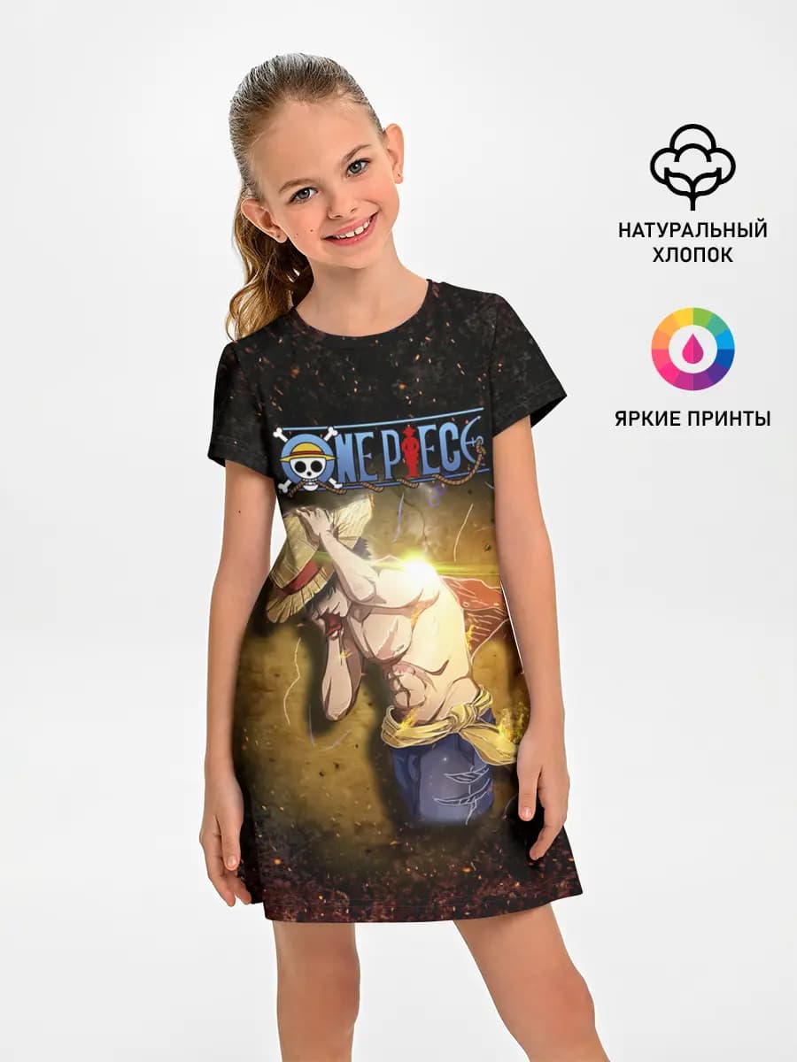 Мощный торс Луффи One Piece