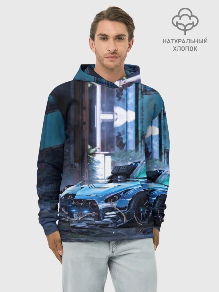 Худи мужской база хлопок