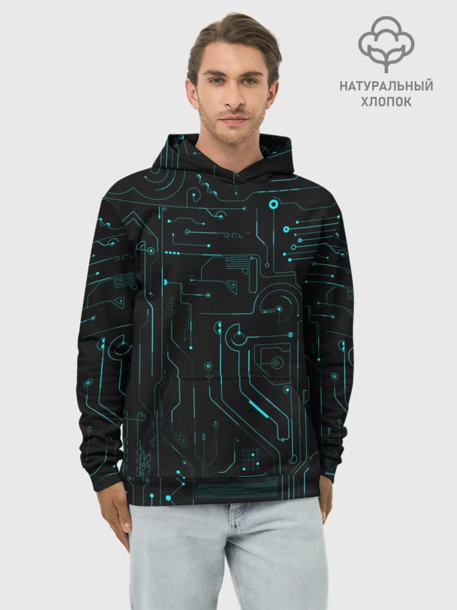 Худи мужской база хлопок