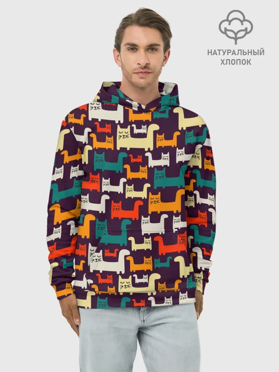 Худи мужской база хлопок