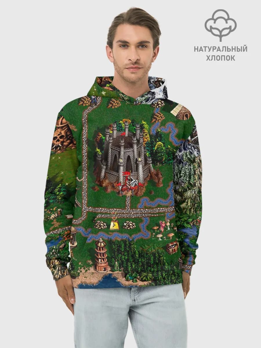 Худи мужской база хлопок