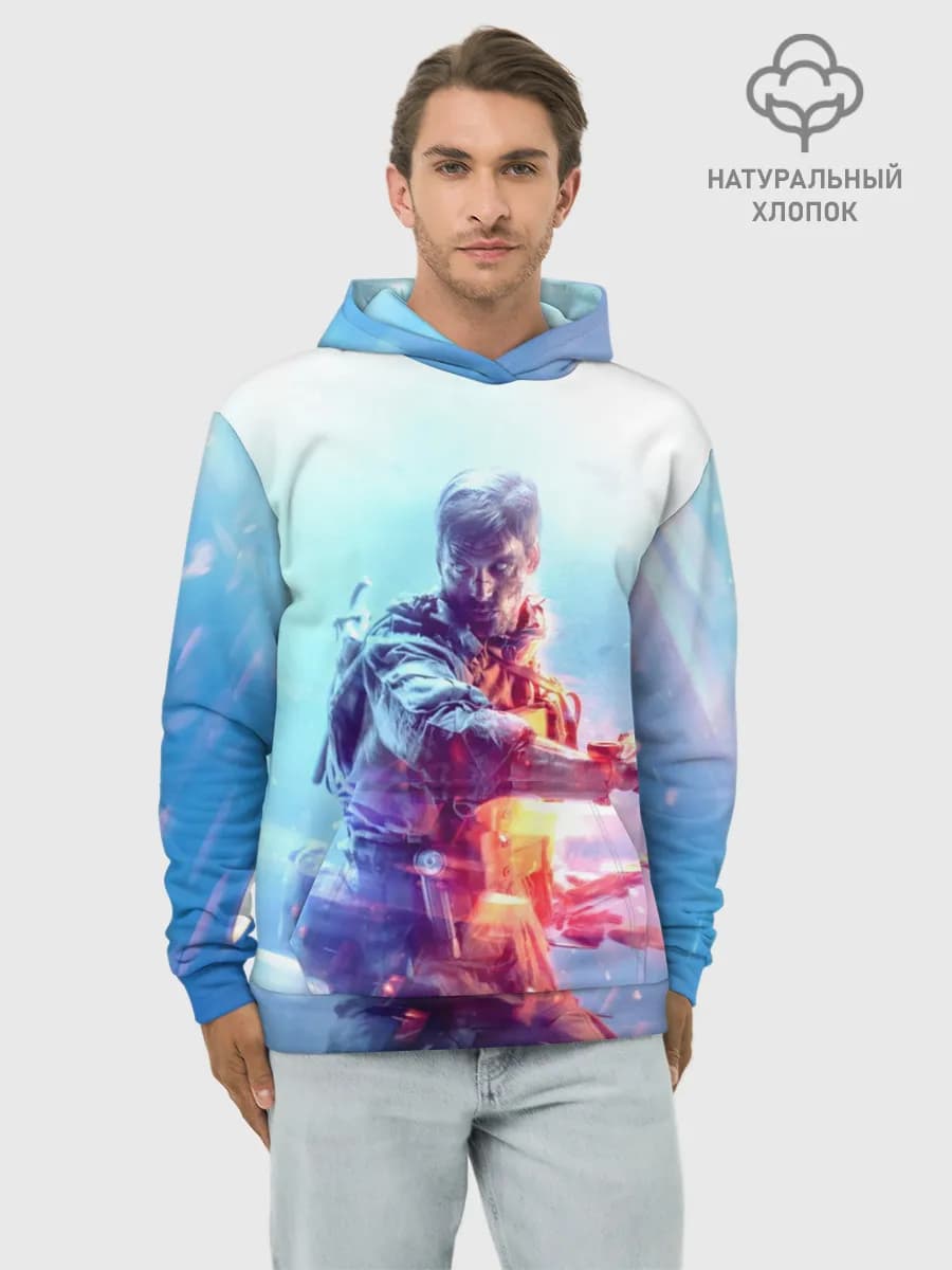 Худи мужской база хлопок