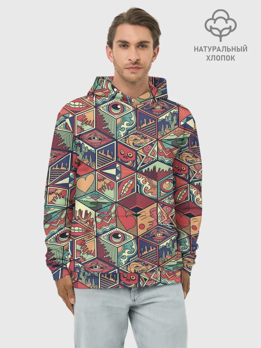 Худи мужской база хлопок