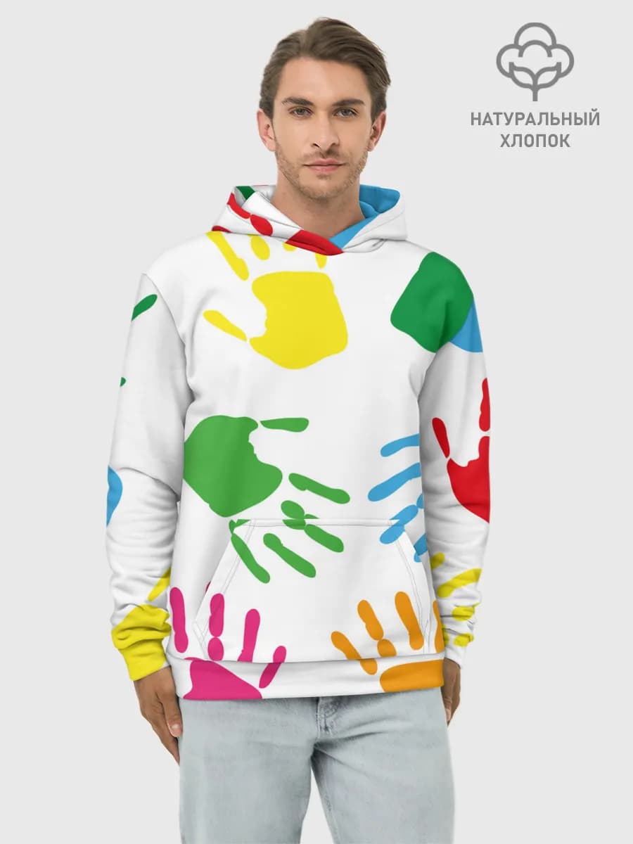 Худи мужской база хлопок