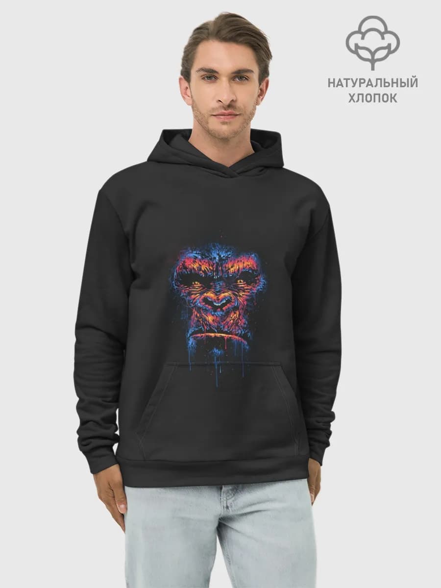 Худи мужской база хлопок
